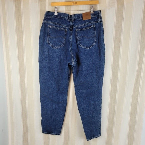 Vintage Lee Denim Jeans Blue Size 18 Short Loose‎ Fit Mom Jeans - Picture 10 of 10